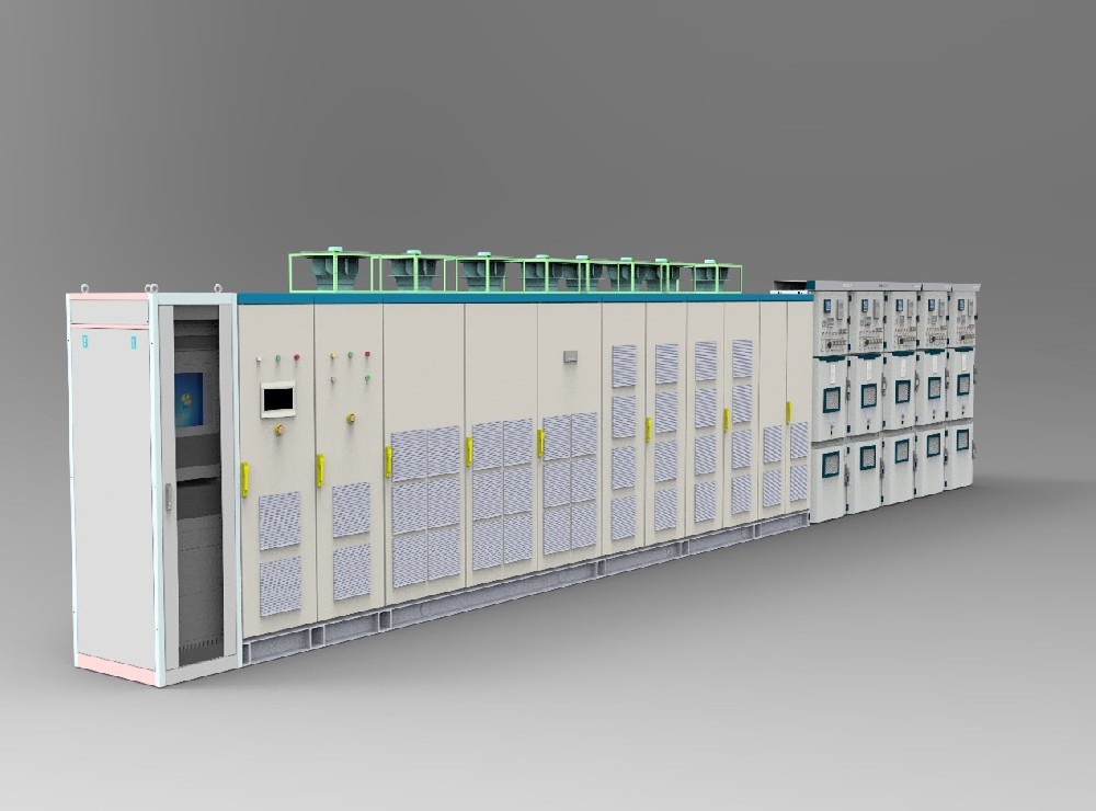 High voltage shore power variable frequency power supply